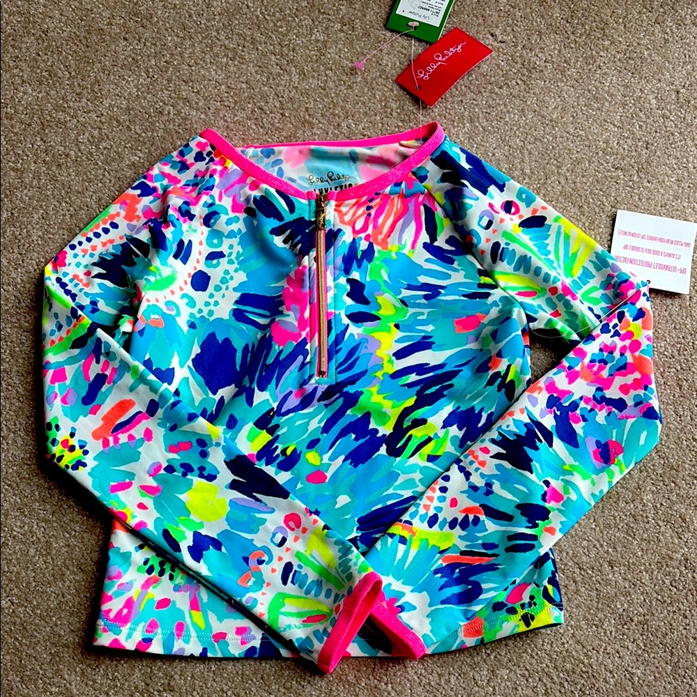 Lilly Pulitzer girls rashguard/outdoor top